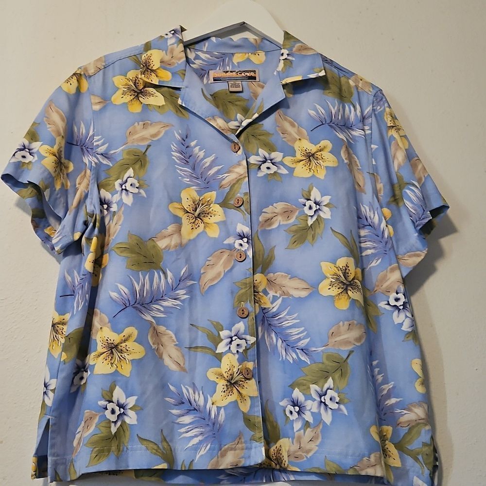 Sunset COVE WOMAN HAWIIAN SHIRT